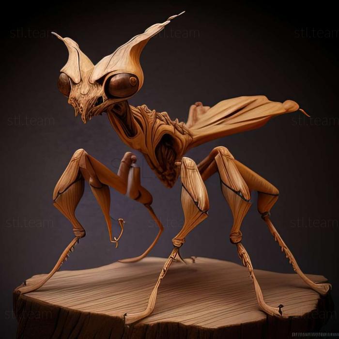 3D model Megalomyrmex fungiraptor (STL)